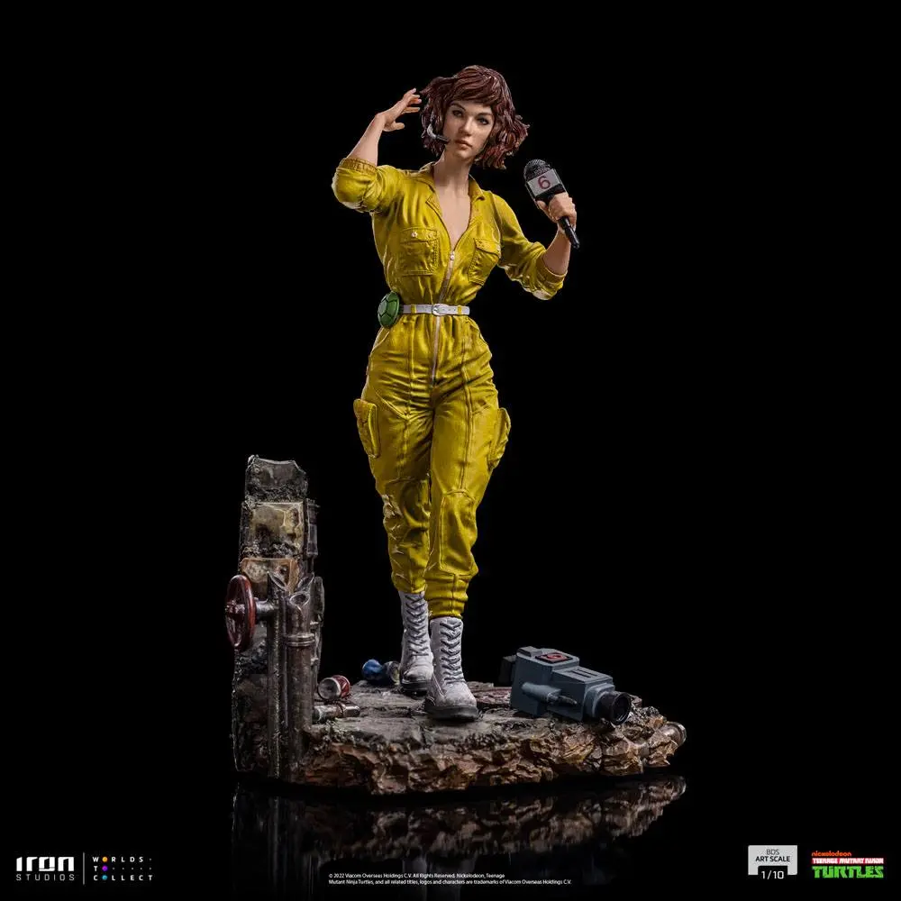 Teenage Mutant Ninja Turtles Art Scale socha 1/10 April O'Neal 19 cm fotografii produktu