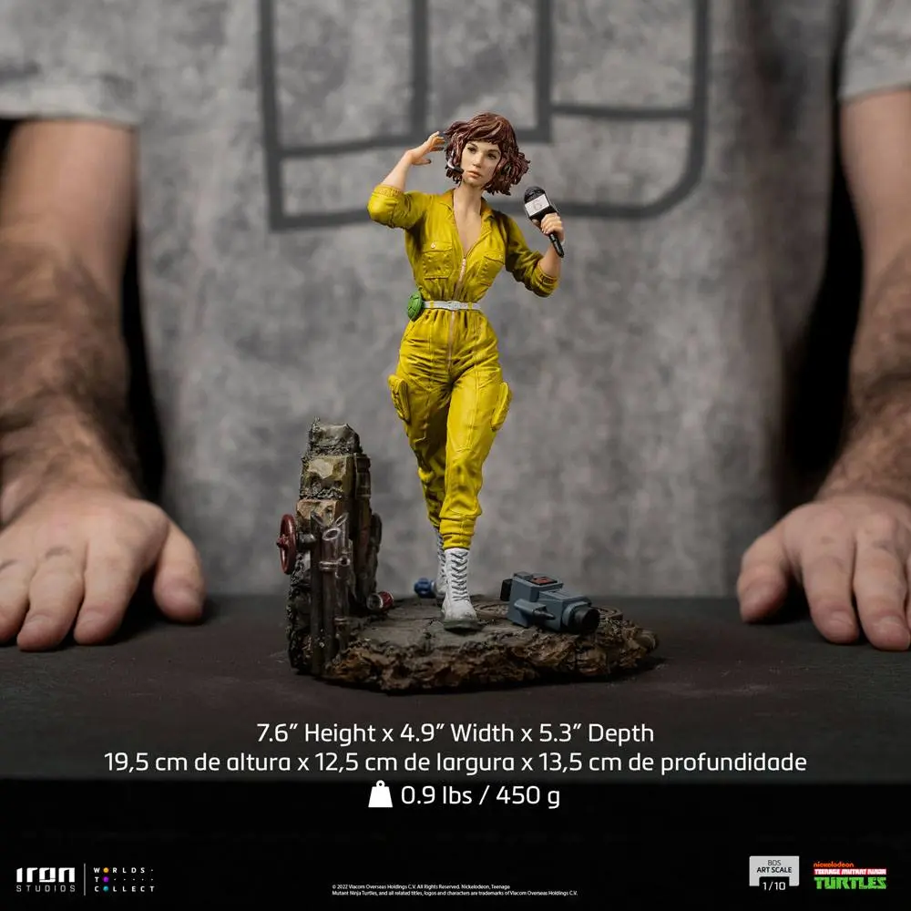 Teenage Mutant Ninja Turtles Art Scale socha 1/10 April O'Neal 19 cm fotografii produktu