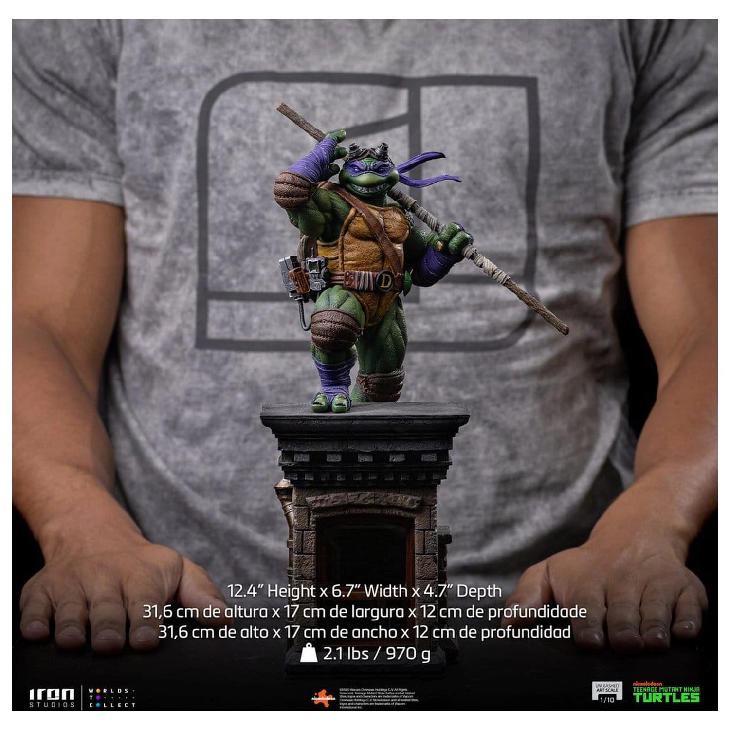 Teenage Mutant Ninja Turtles Art Scale Socha 1/10 Donatello Unleashed 32 cm fotografii produktu