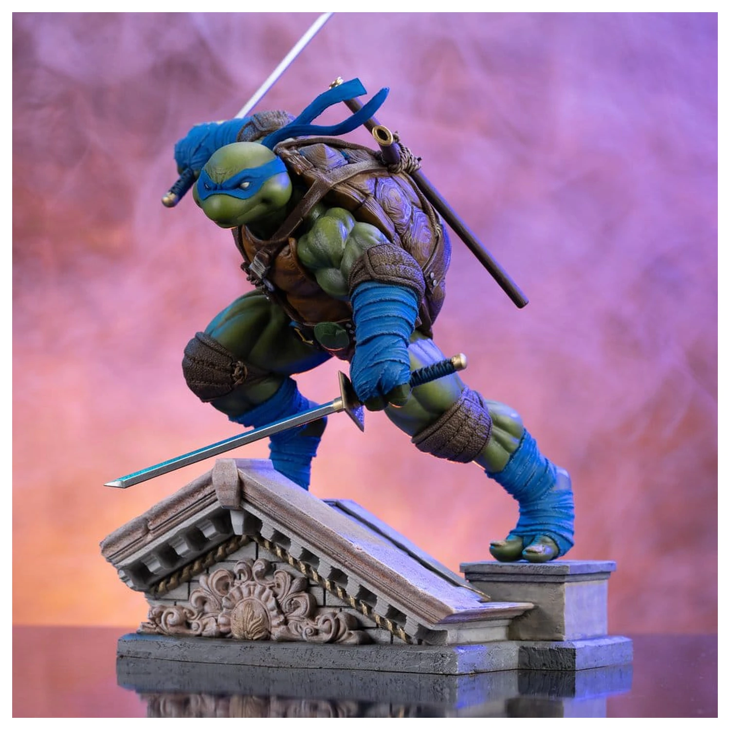 Teenage Mutant Ninja Turtles Art Scale soška 1/10 Leonardo Unleashed 22 cm fotografii produktu