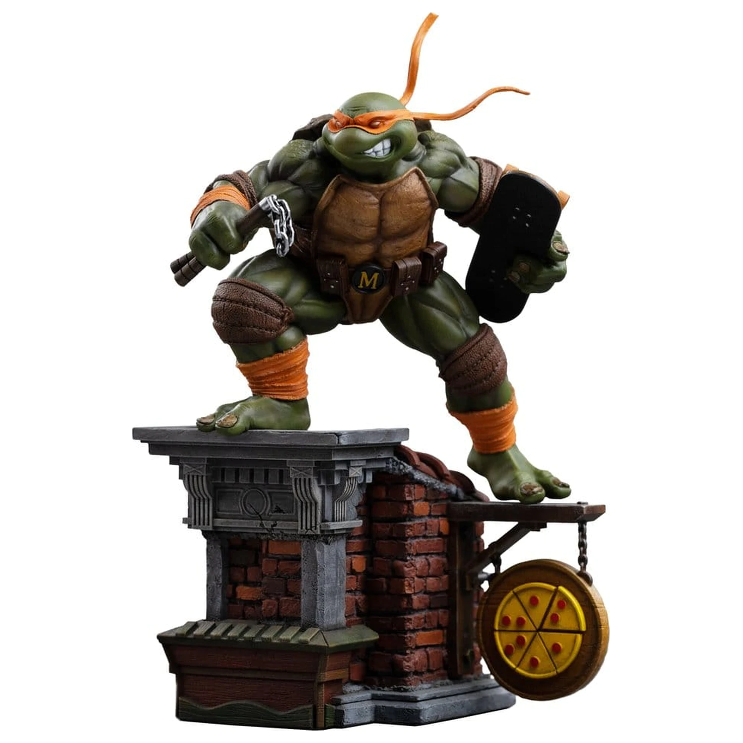 Teenage Mutant Ninja Turtles Art Scale socha 1/10 Michelangelo Unleashed 24 cm fotografii produktu