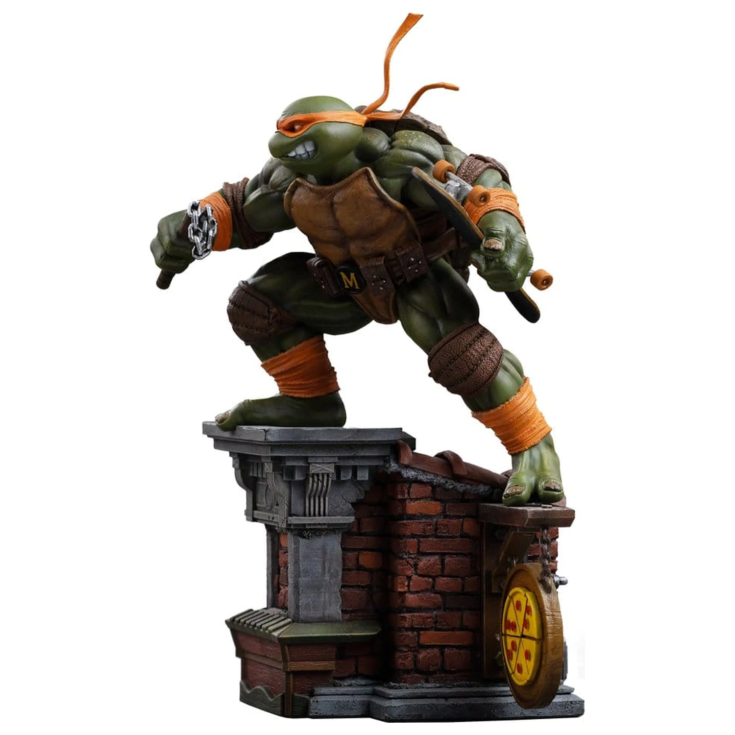 Teenage Mutant Ninja Turtles Art Scale socha 1/10 Michelangelo Unleashed 24 cm fotografii produktu