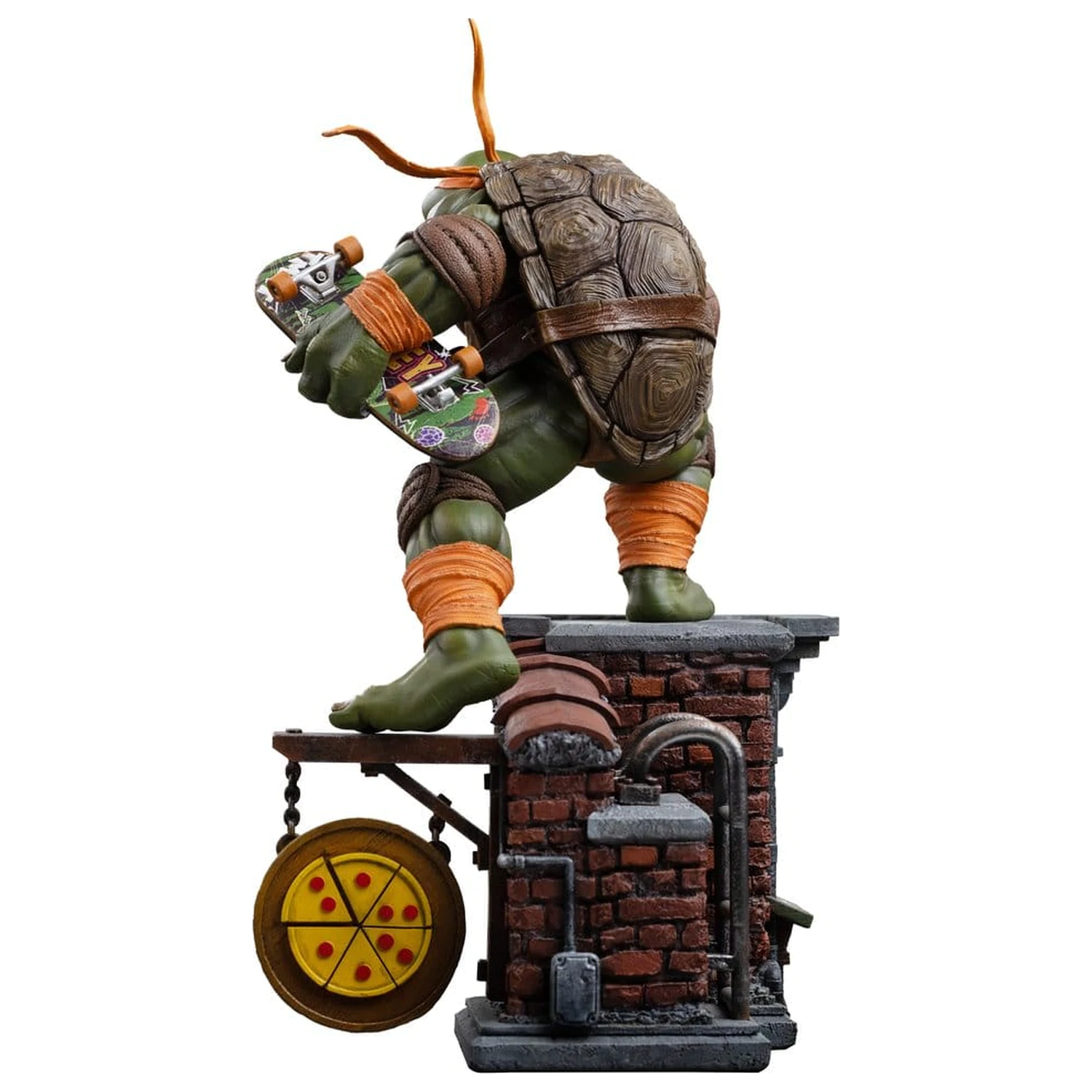 Teenage Mutant Ninja Turtles Art Scale socha 1/10 Michelangelo Unleashed 24 cm fotografii produktu