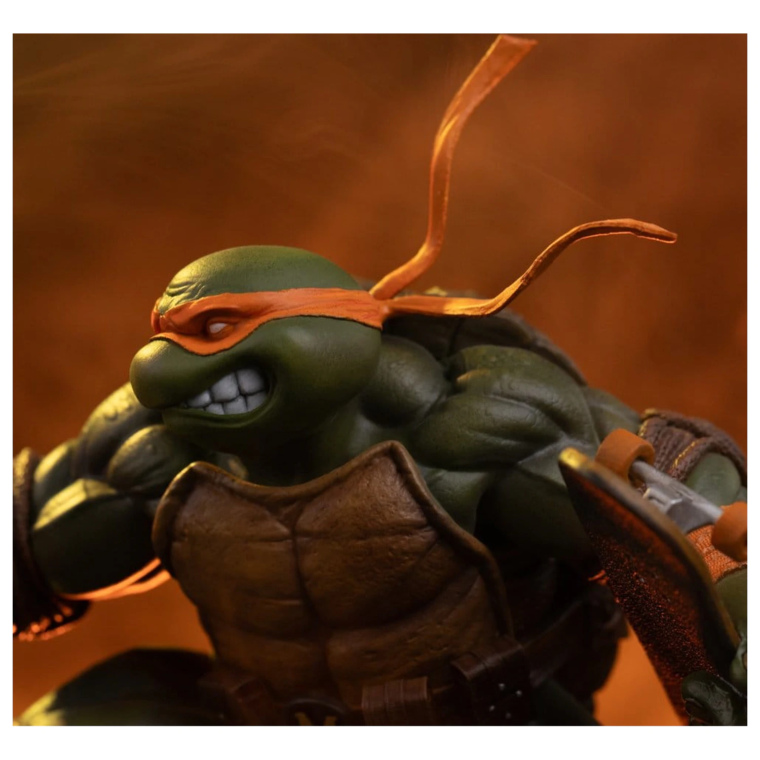 Teenage Mutant Ninja Turtles Art Scale socha 1/10 Michelangelo Unleashed 24 cm fotografii produktu