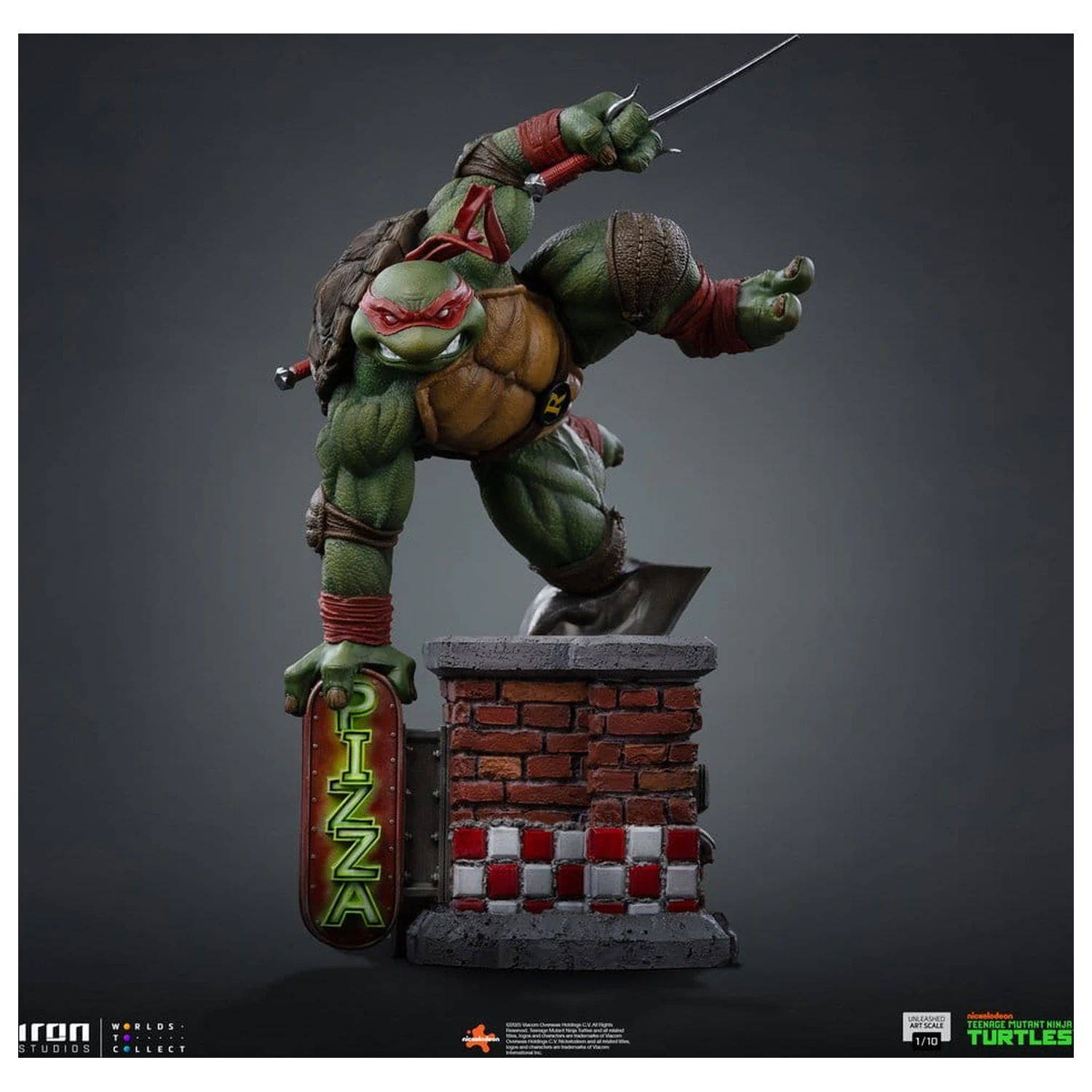 Teenage Mutant Ninja Turtles Art Scale socha 1/10 Raphael 24 cm fotografii produktu