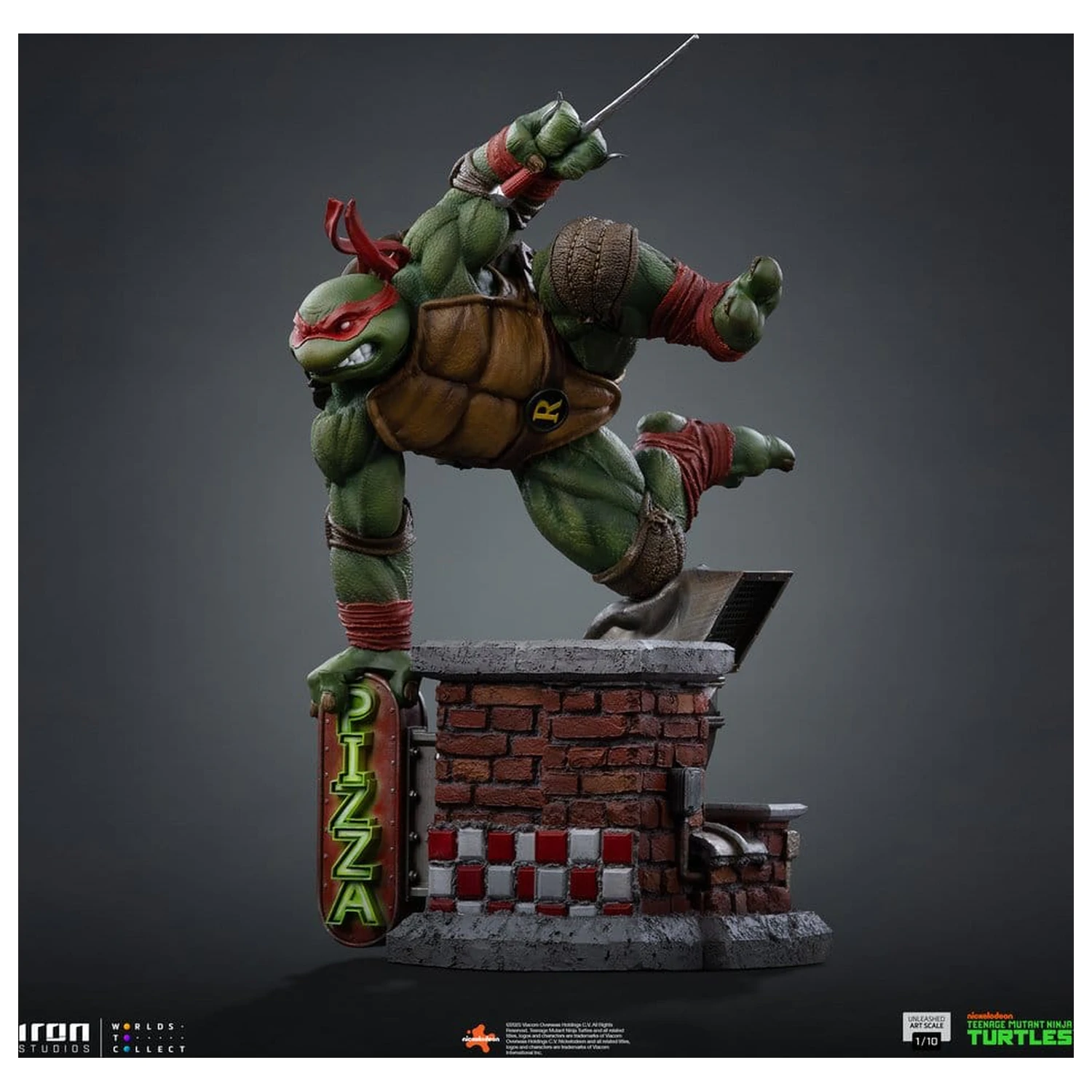 Teenage Mutant Ninja Turtles Art Scale socha 1/10 Raphael 24 cm fotografii produktu