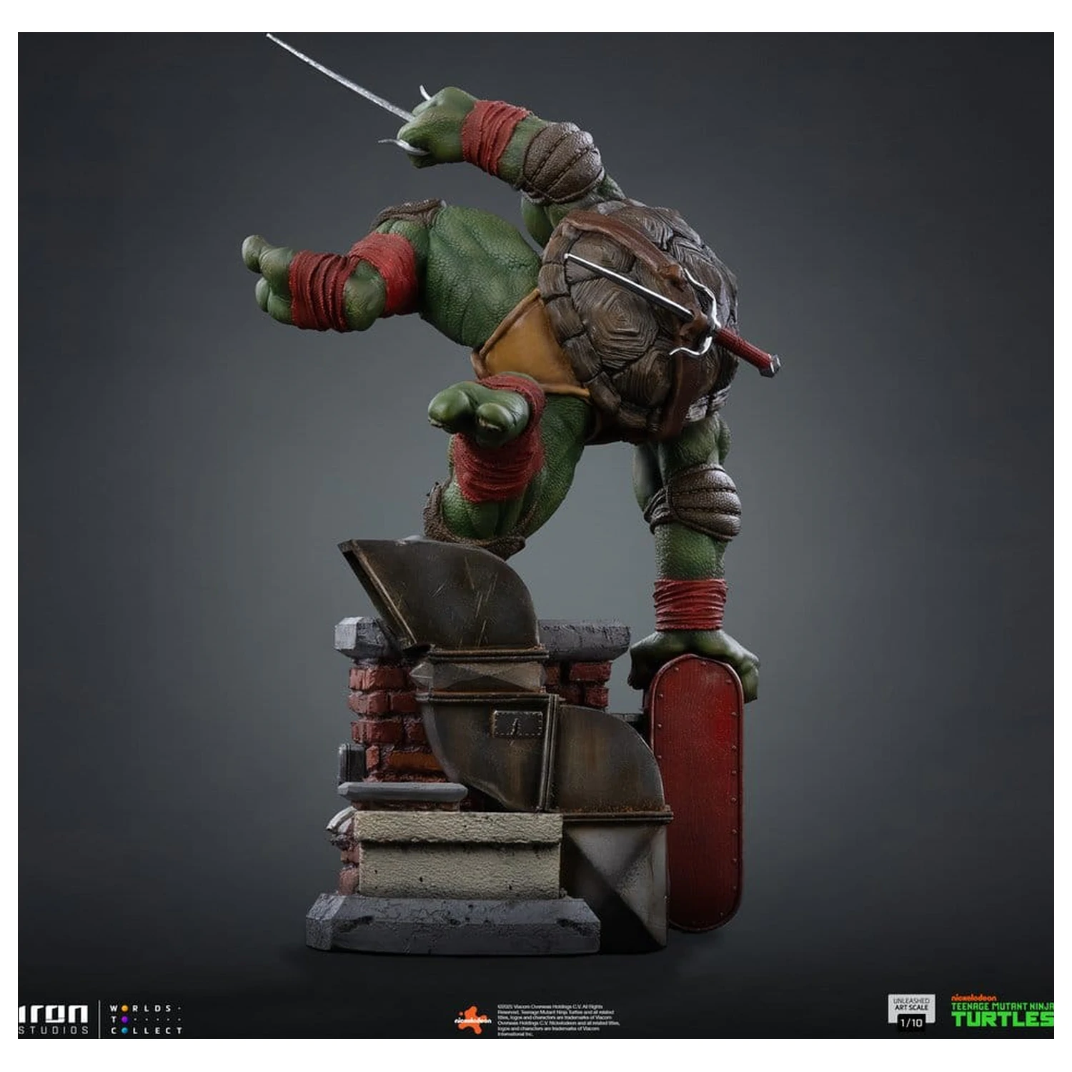 Teenage Mutant Ninja Turtles Art Scale socha 1/10 Raphael 24 cm fotografii produktu
