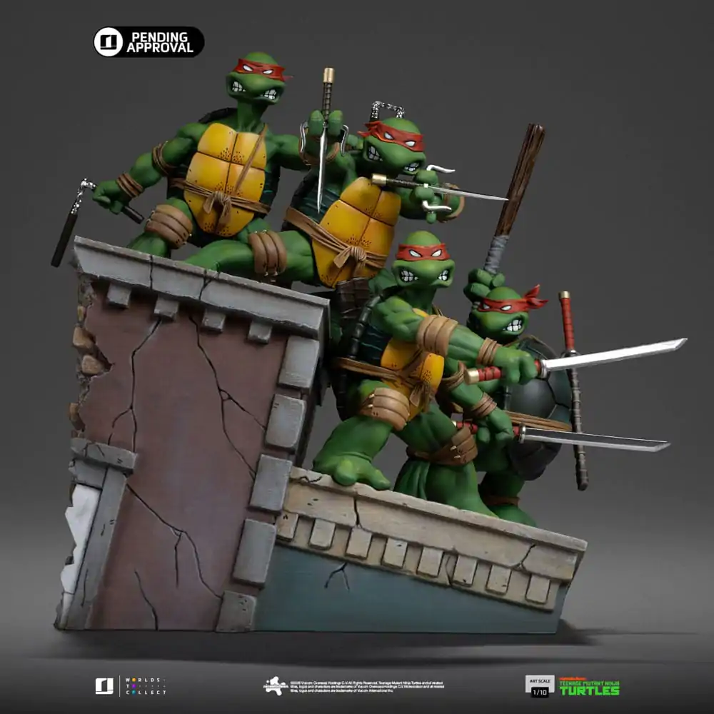 Teenage Mutant Ninja Turtles Art Scale Socha 1/10 Teenage Mutant Ninja Turtles Kevin Eastman verze 24 cm fotografii produktu