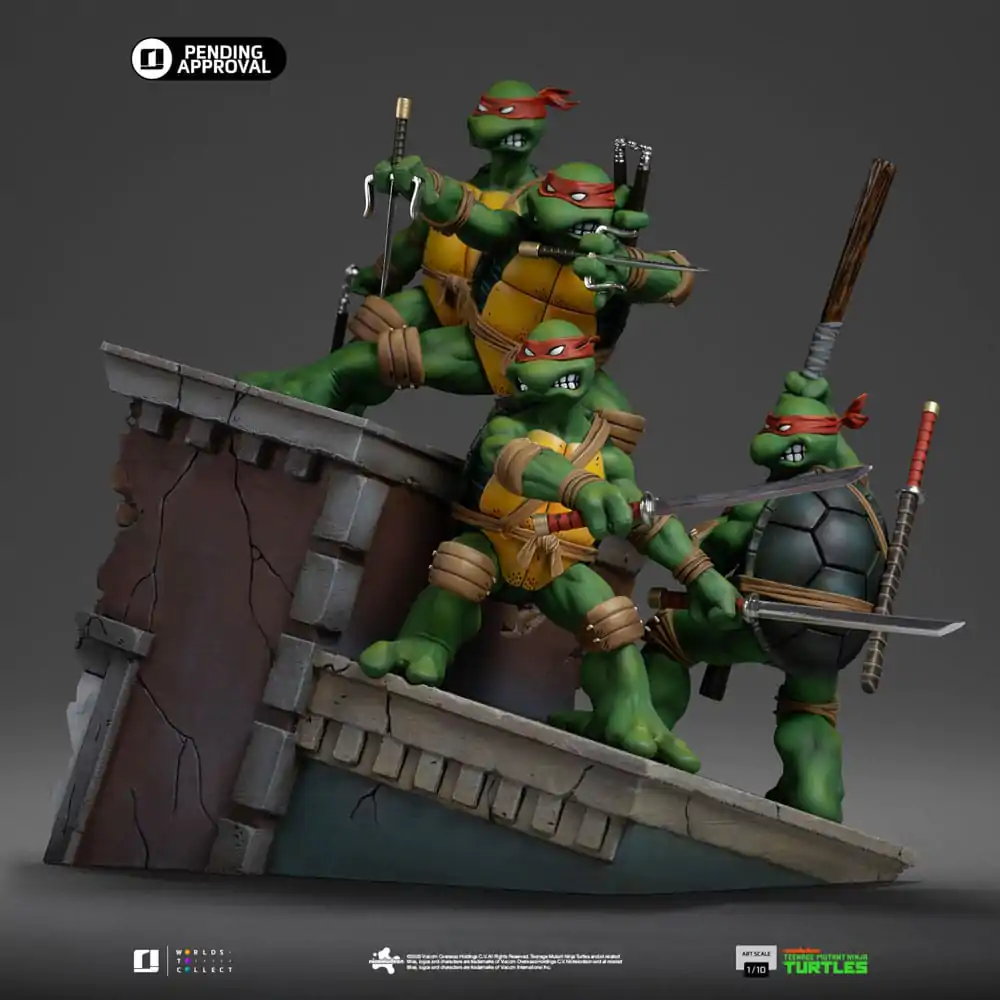 Teenage Mutant Ninja Turtles Art Scale Socha 1/10 Teenage Mutant Ninja Turtles Kevin Eastman verze 24 cm fotografii produktu