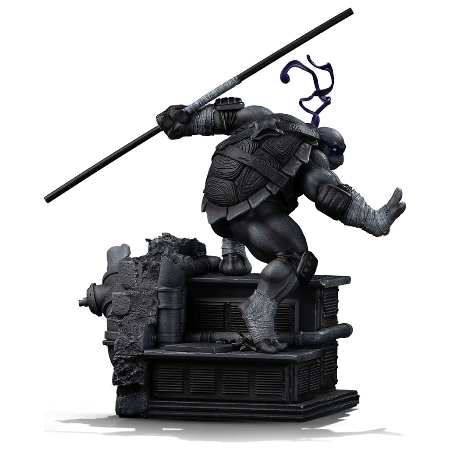 Teenage Mutant Ninja Turtles Art Scale socha 1/10 Donatello černobílá varianta 26 cm fotografii produktu