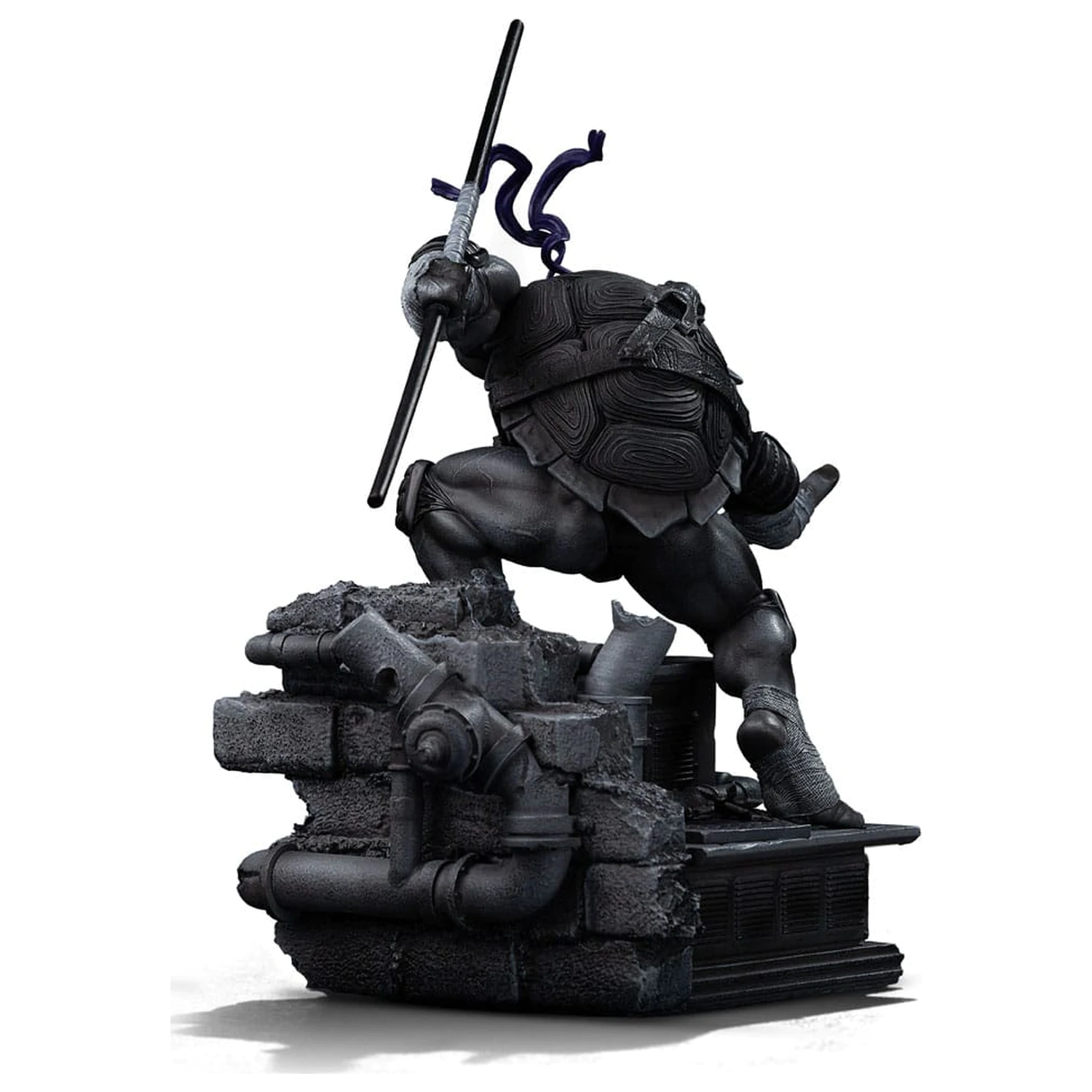 Teenage Mutant Ninja Turtles Art Scale socha 1/10 Donatello černobílá varianta 26 cm fotografii produktu