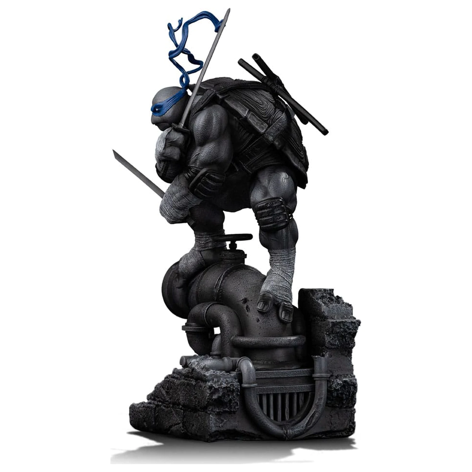 Teenage Mutant Ninja Turtles Socha Art Scale 1/10 Leonardo Black and White Variant 26 cm fotografii produktu