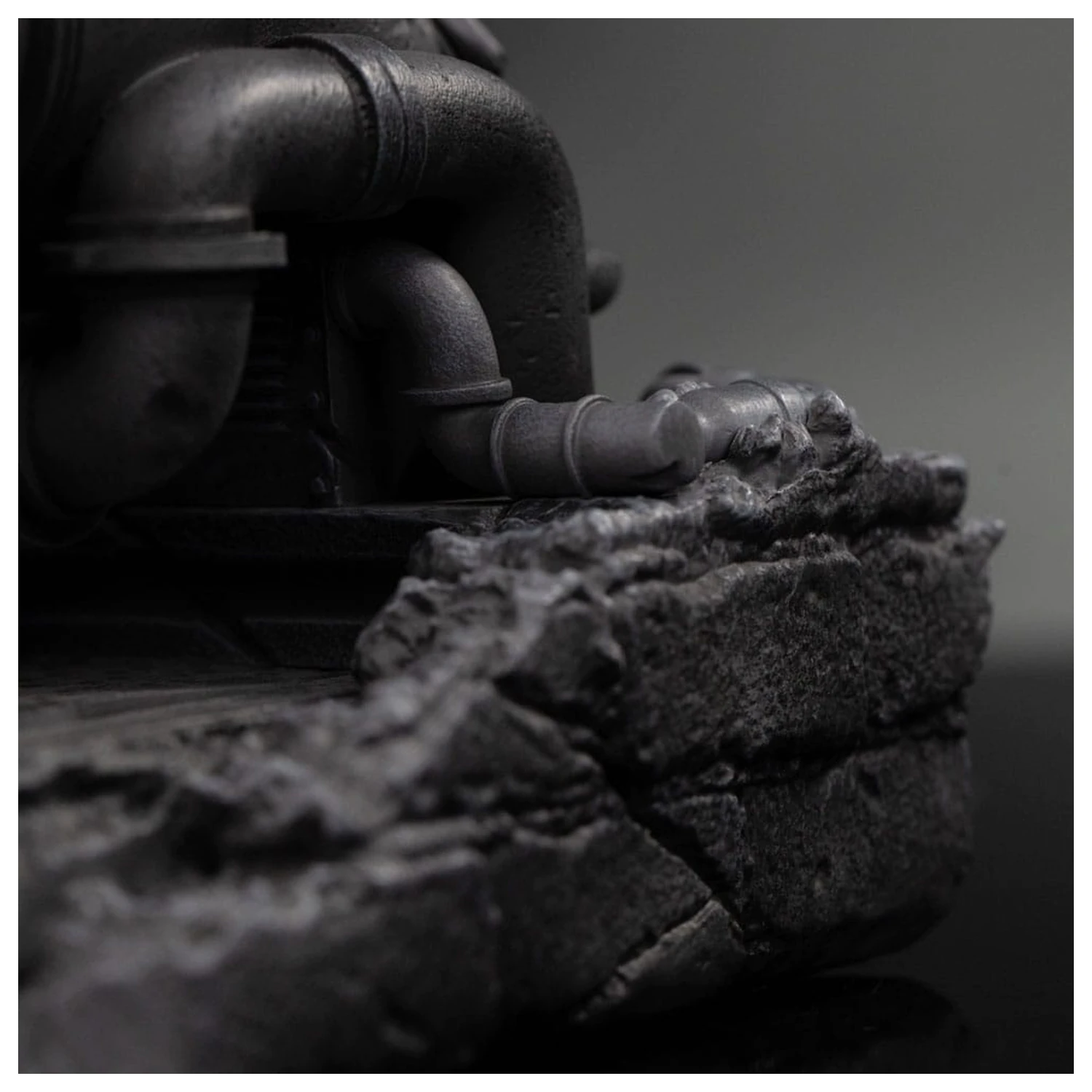 Teenage Mutant Ninja Turtles Socha Art Scale 1/10 Leonardo Black and White Variant 26 cm fotografii produktu