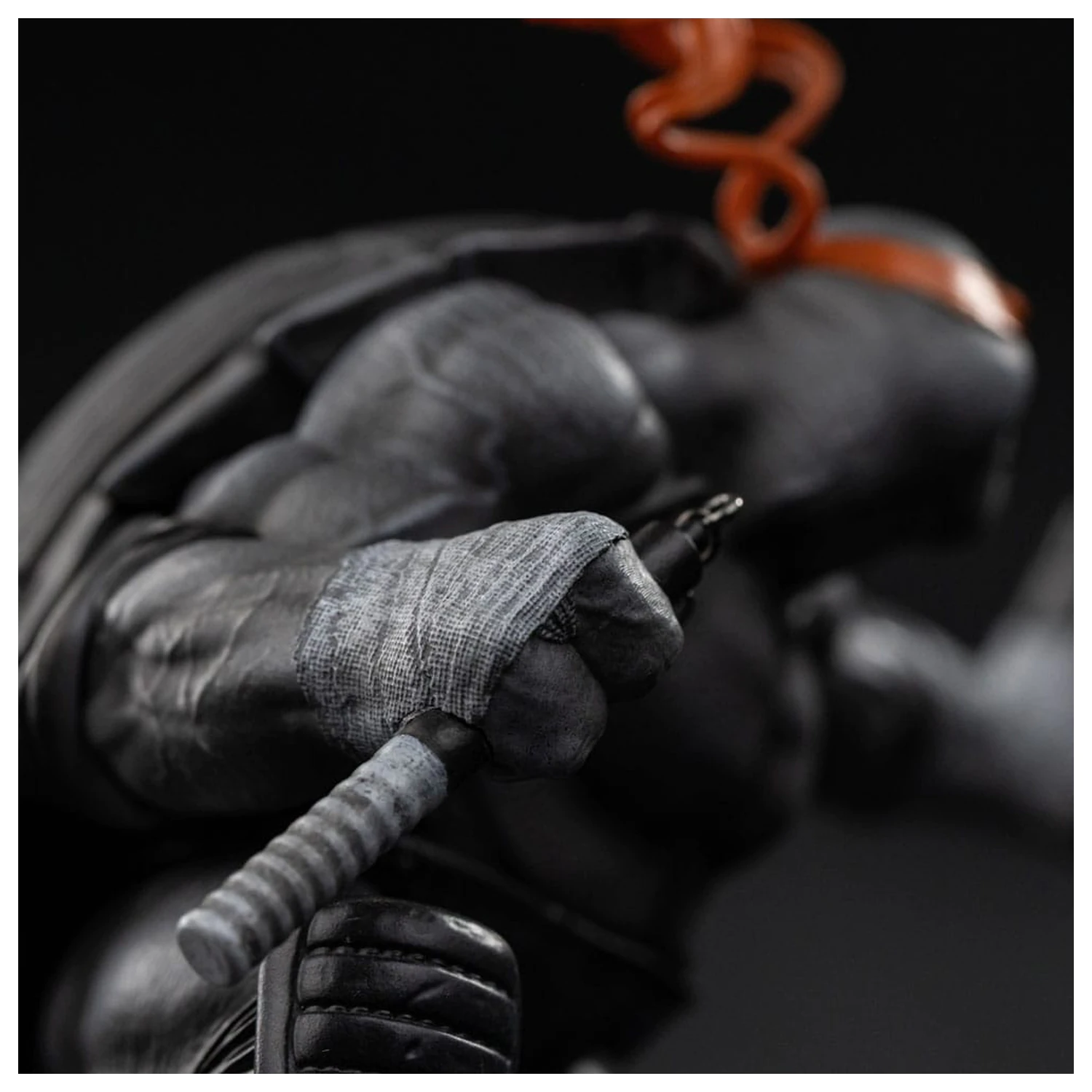 Teenage Mutant Ninja Turtles Socha Art Scale 1/10 Michelangelo Black and White Variant 26 cm fotografii produktu