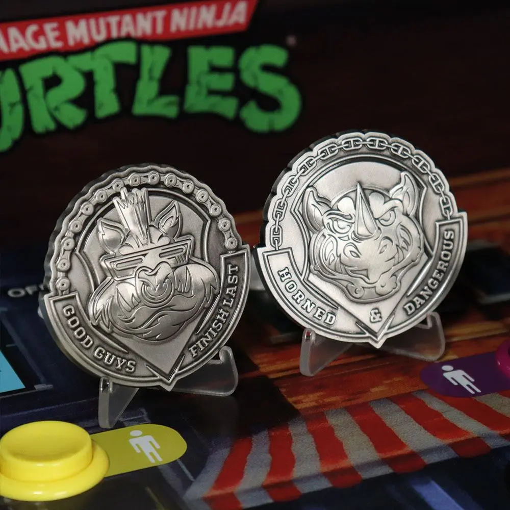 Teenage Mutant Ninja Turtles Medallion Set Bad Guys Limited Edition fotografii produktu
