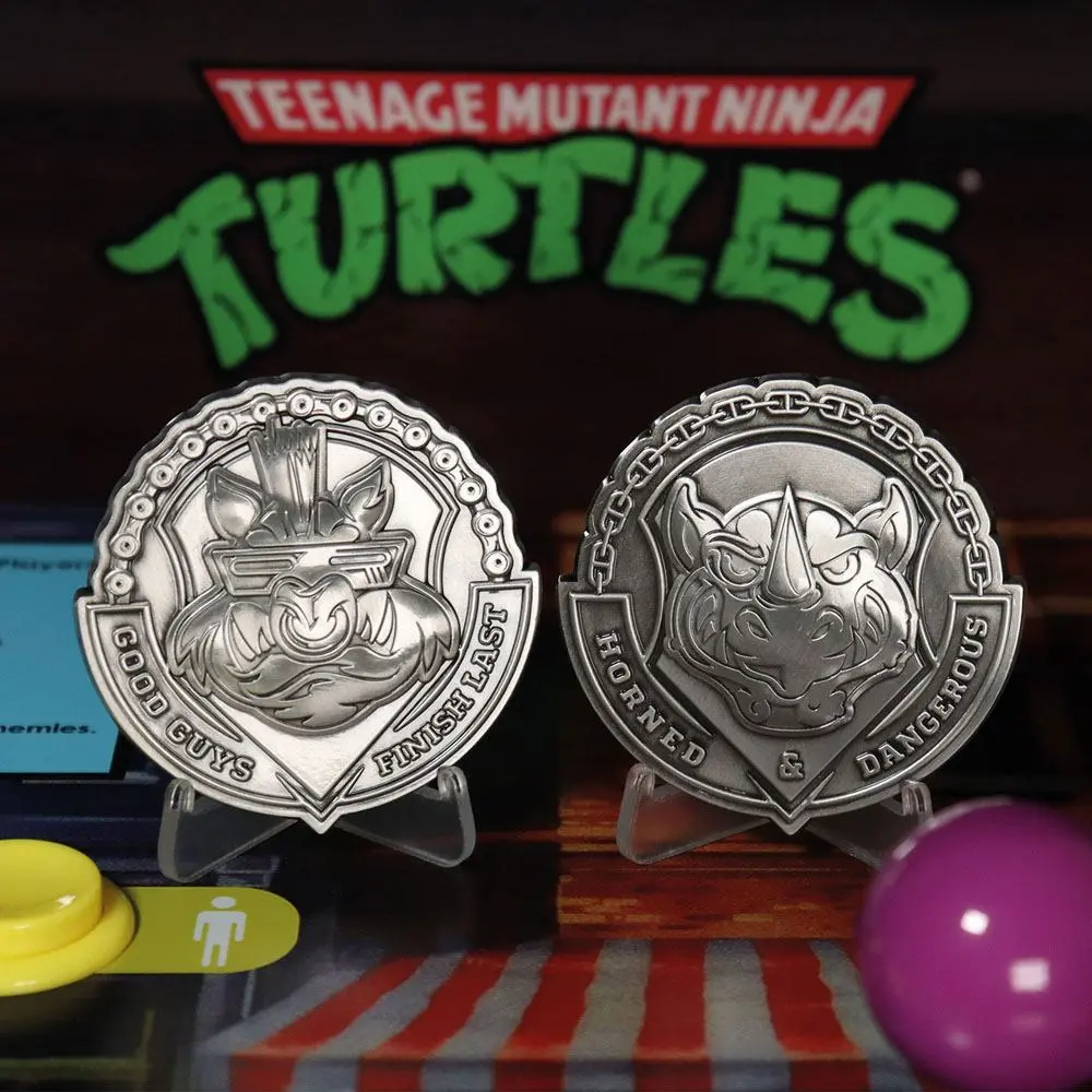 Teenage Mutant Ninja Turtles Medallion Set Bad Guys Limited Edition fotografii produktu
