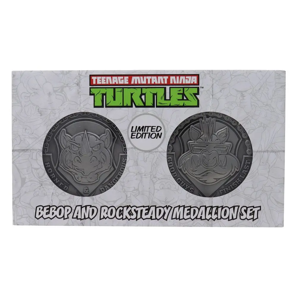 Teenage Mutant Ninja Turtles Medallion Set Bad Guys Limited Edition fotografii produktu