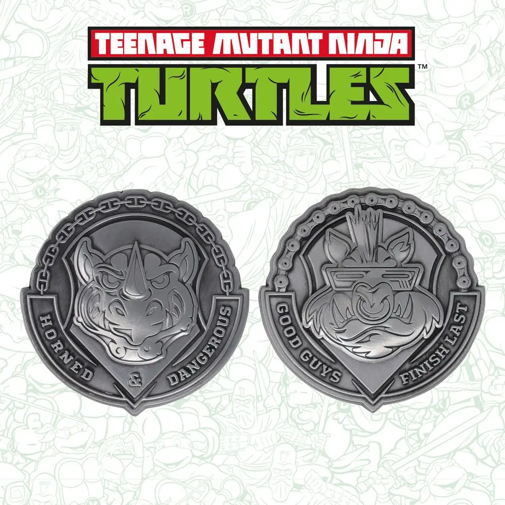 Teenage Mutant Ninja Turtles Medallion Set Bad Guys Limited Edition fotografii produktu