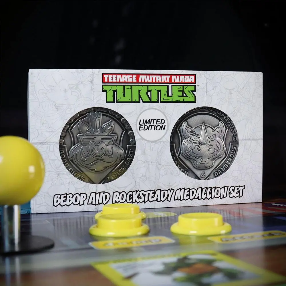 Teenage Mutant Ninja Turtles Medallion Set Bad Guys Limited Edition fotografii produktu
