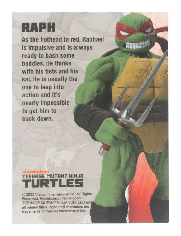 Teenage Mutant Ninja Turtles BST AXN Akční figurka Raphael (IDW Comics) 13 cm fotografii produktu