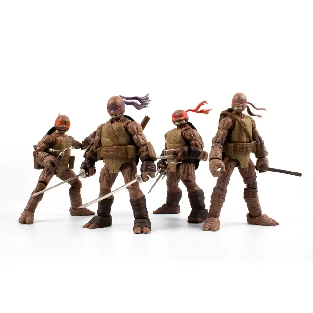 Teenage Mutant Ninja Turtles BST AXN akční figurky 4-balení Zombie želva (IDW Comics) 13 cm fotografii produktu