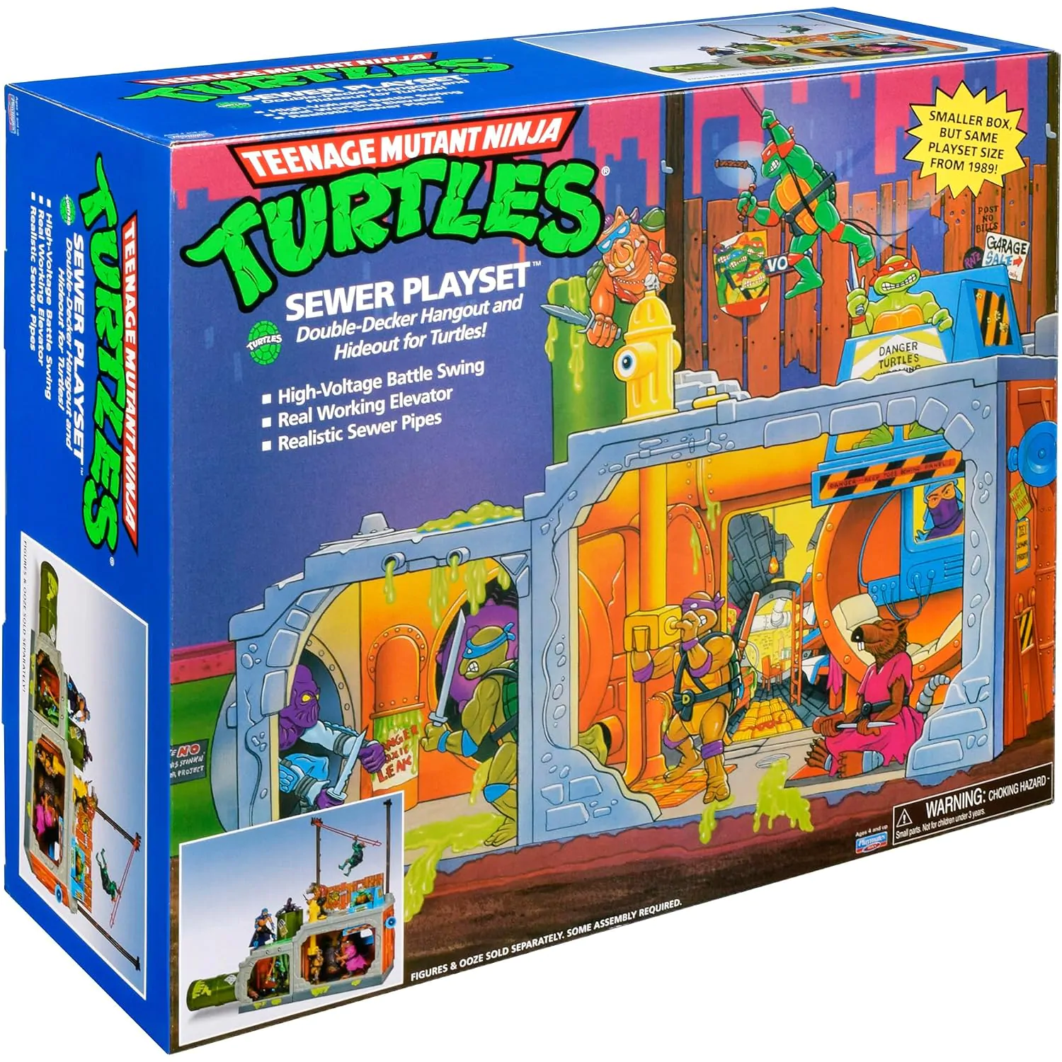 Teenage Mutant Ninja Turtles Building Secret Sewer Lid Playset Mutant Module 30 cm herní set fotografii produktu