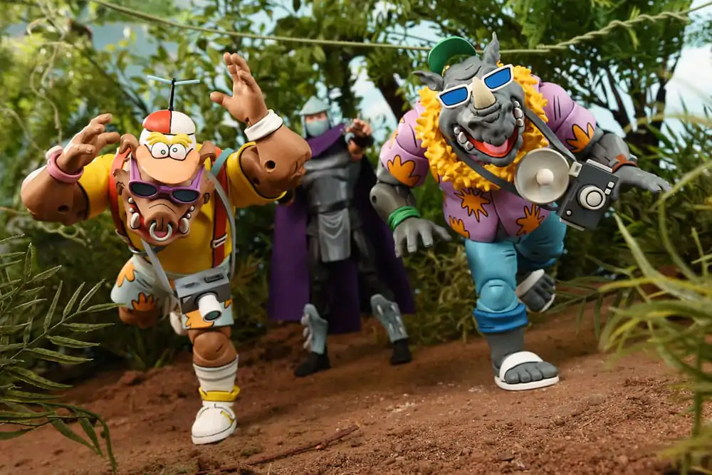 Teenage Mutant Ninja Turtles (Cartoon 1980) Akční figurka 2 Pack Vacation Bebop and Rocksteady 18 cm fotografii produktu