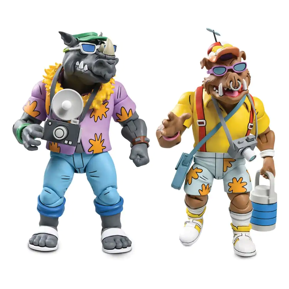 Teenage Mutant Ninja Turtles (Cartoon 1980) Akční figurka 2 Pack Vacation Bebop and Rocksteady 18 cm fotografii produktu