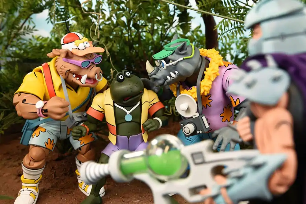 Teenage Mutant Ninja Turtles (Cartoon 1980) Akční figurka 2 Pack Vacation Bebop and Rocksteady 18 cm fotografii produktu