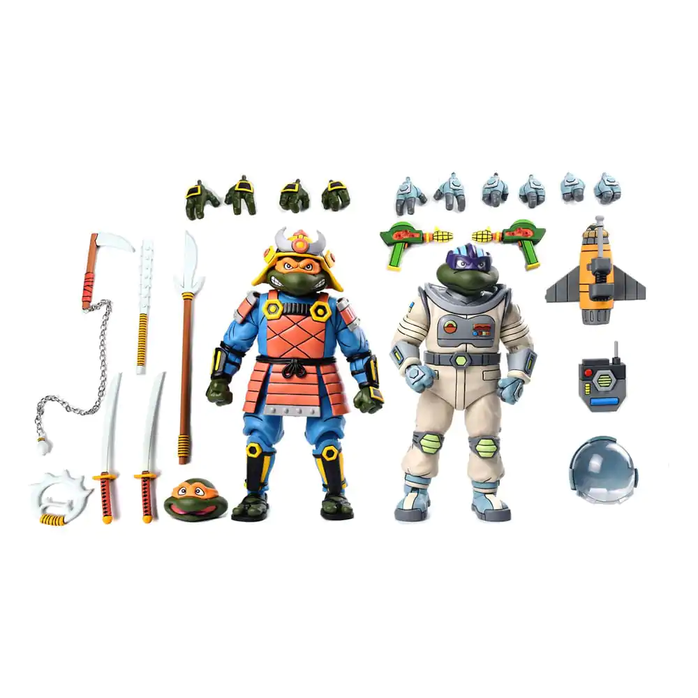 Teenage Mutant Ninja Turtles (Cartoon) akční figurka 2 Pack Space Adventure & Samurai Turtles 18 cm fotografii produktu