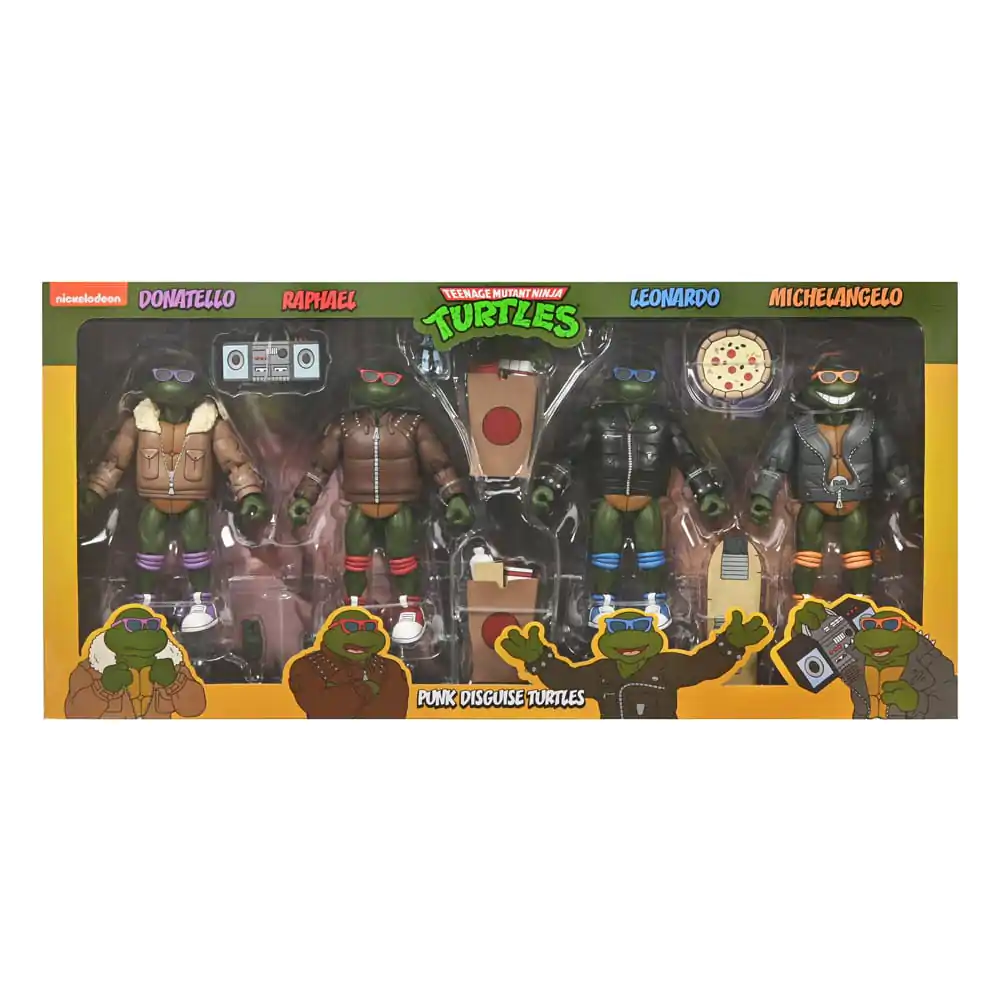 Teenage Mutant Ninja Turtles (Cartoon) Action Figures 4-Pack Punk Turtles 18 cm Akční figurky - 4 balení fotografii produktu