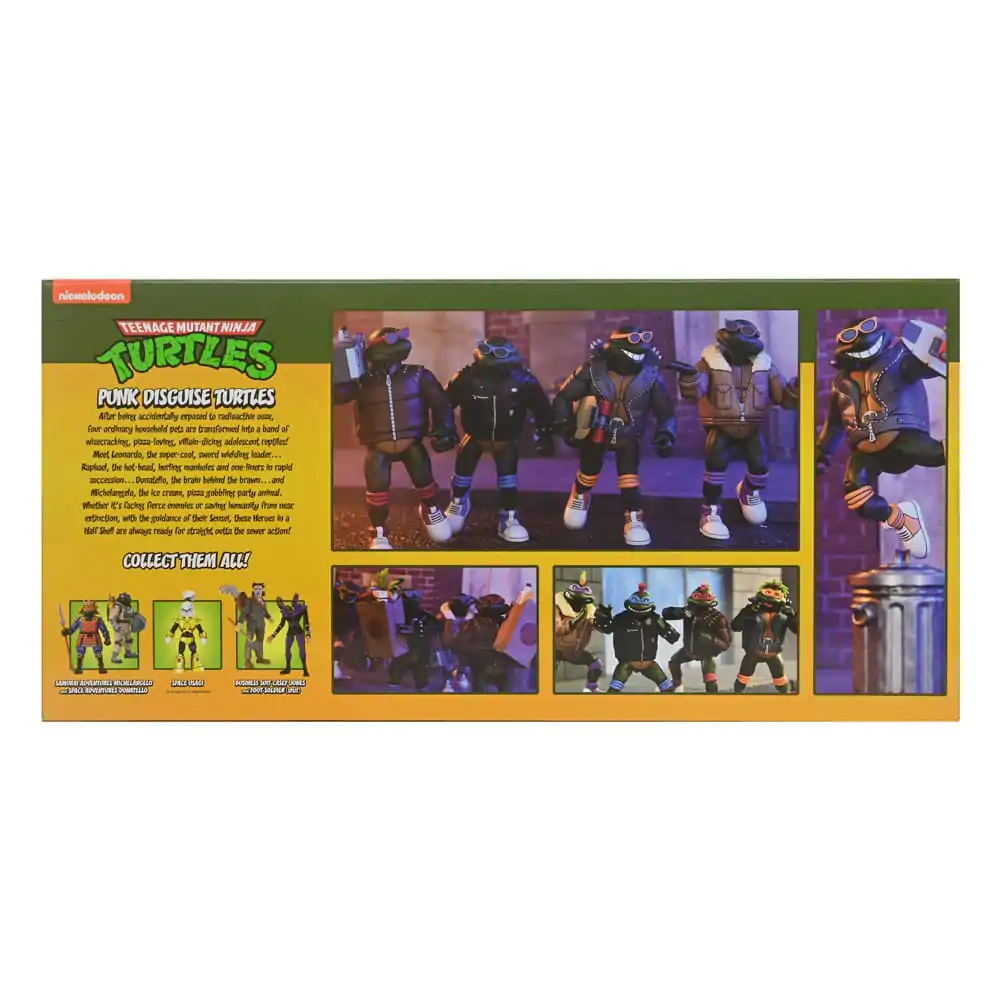 Teenage Mutant Ninja Turtles (Cartoon) Action Figures 4-Pack Punk Turtles 18 cm Akční figurky - 4 balení fotografii produktu