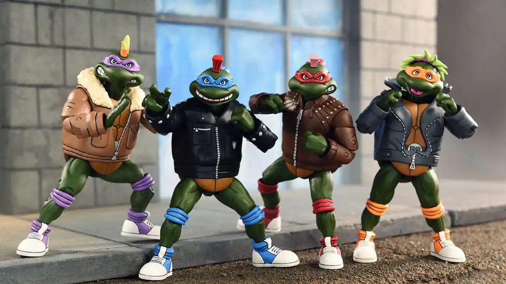 Teenage Mutant Ninja Turtles (Cartoon) Action Figures 4-Pack Punk Turtles 18 cm Akční figurky - 4 balení fotografii produktu