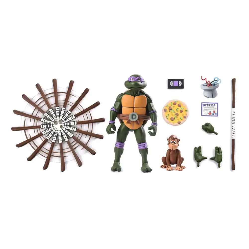 Teenage Mutant Ninja Turtles (Cartoon) akční figurka Ultimate Donatello VHS 18 cm fotografii produktu