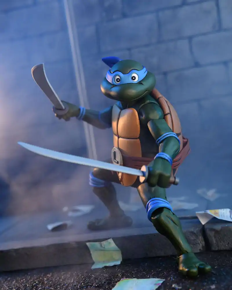 Teenage Mutant Ninja Turtles (Cartoon) akční figurka Ultimate Leonardo VHS 18 cm fotografii produktu