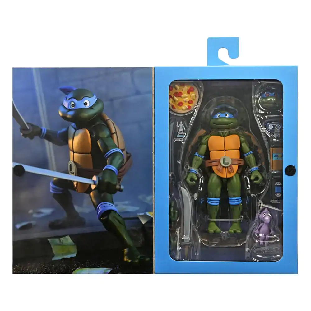 Teenage Mutant Ninja Turtles (Cartoon) akční figurka Ultimate Leonardo VHS 18 cm fotografii produktu