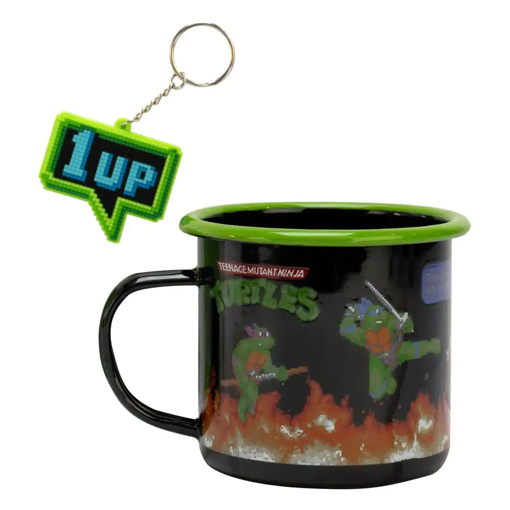 Teenage Mutant Ninja Turtles Enamel Mug a Keychain Set fotografii produktu