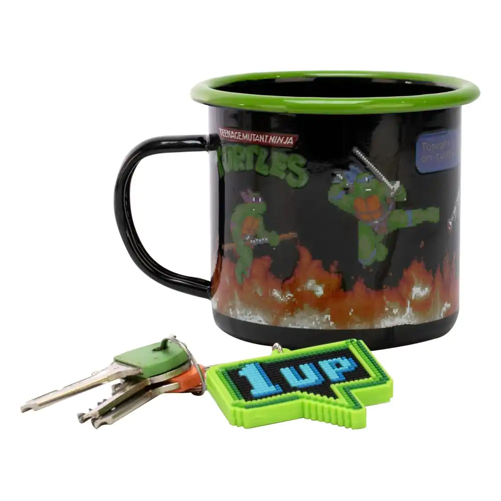 Teenage Mutant Ninja Turtles Enamel Mug a Keychain Set fotografii produktu