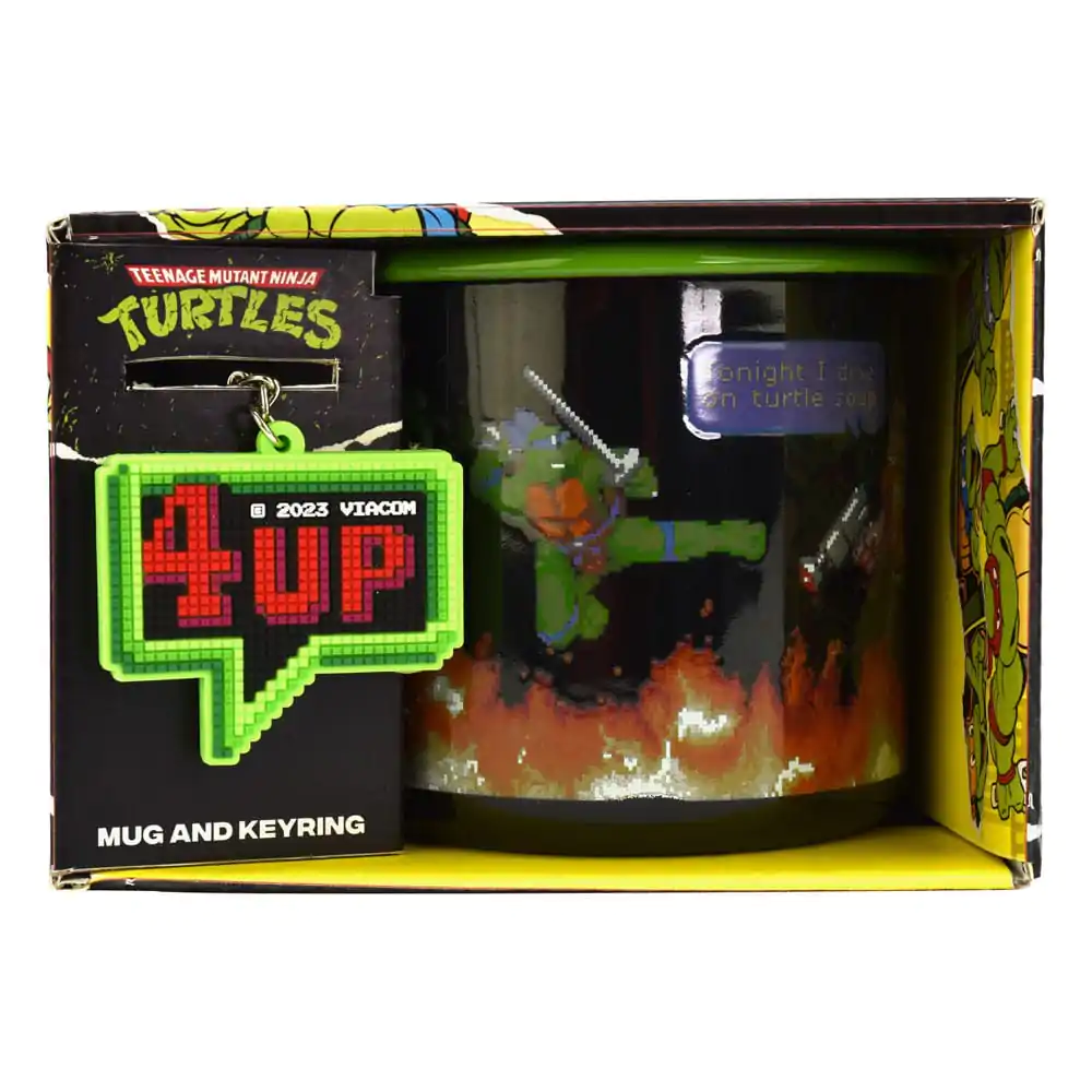 Teenage Mutant Ninja Turtles Enamel Mug a Keychain Set fotografii produktu