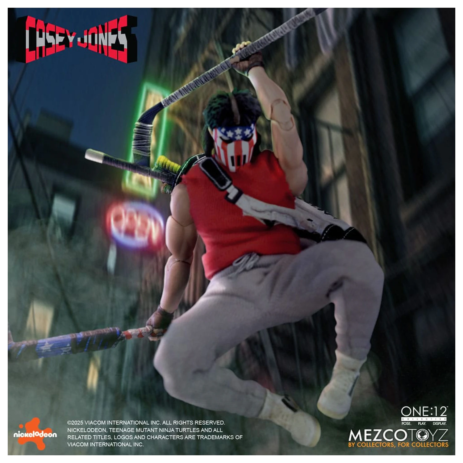 Teenage Mutant Ninja Turtles Figurka 1/12 Casey Jones 17 cm fotografii produktu
