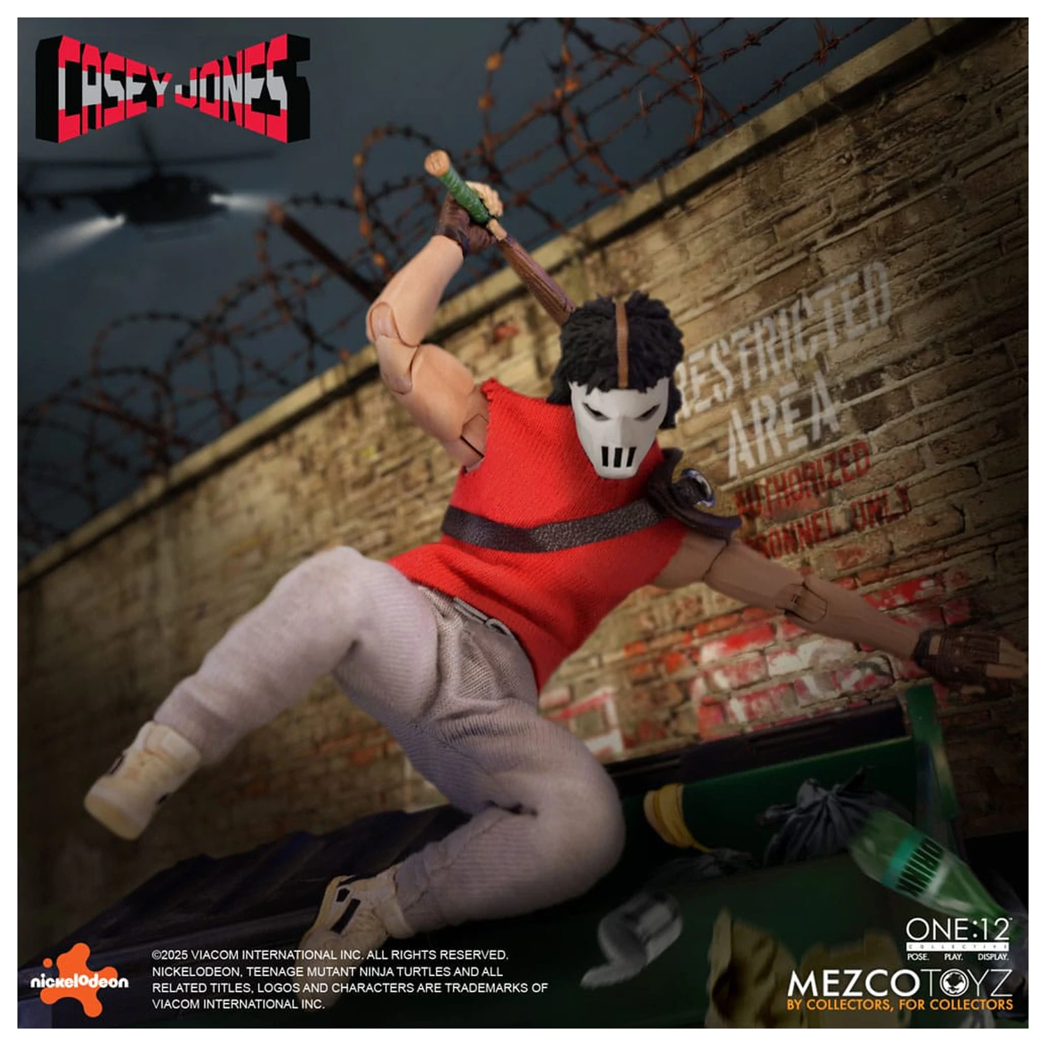 Teenage Mutant Ninja Turtles Figurka 1/12 Casey Jones 17 cm fotografii produktu