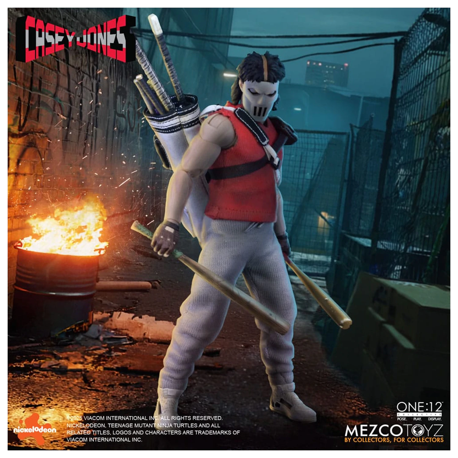Teenage Mutant Ninja Turtles Figurka 1/12 Casey Jones 17 cm fotografii produktu