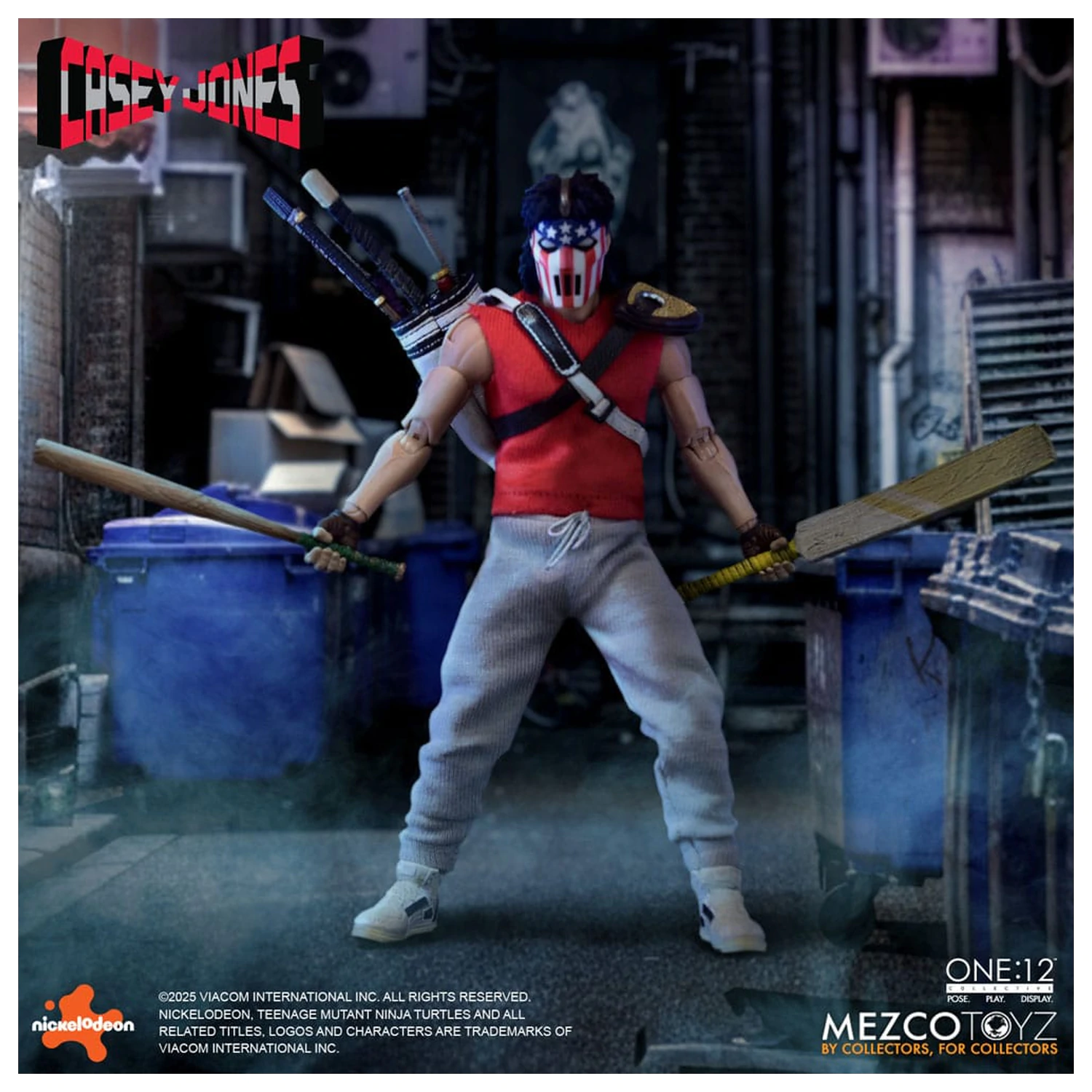 Teenage Mutant Ninja Turtles Figurka 1/12 Casey Jones 17 cm fotografii produktu