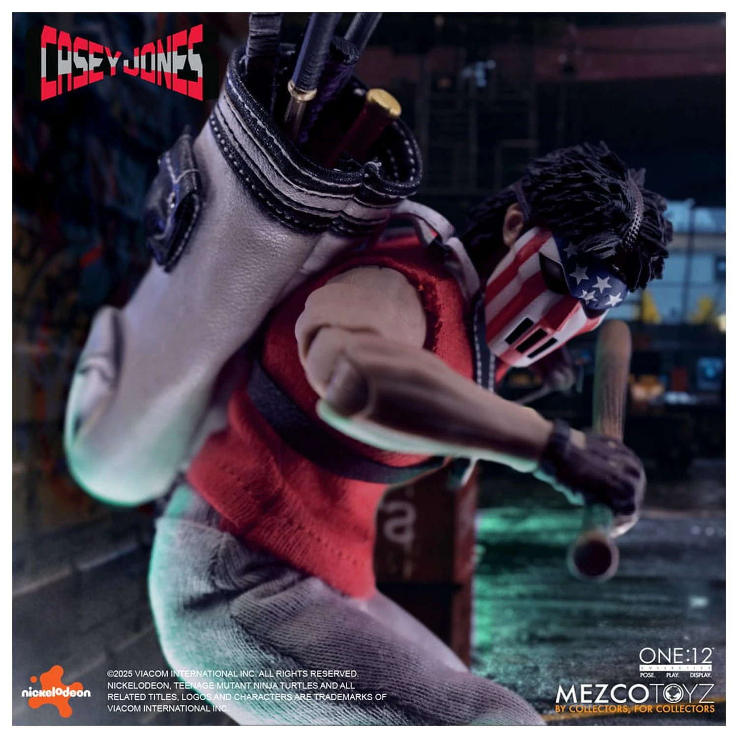 Teenage Mutant Ninja Turtles Figurka 1/12 Casey Jones 17 cm fotografii produktu
