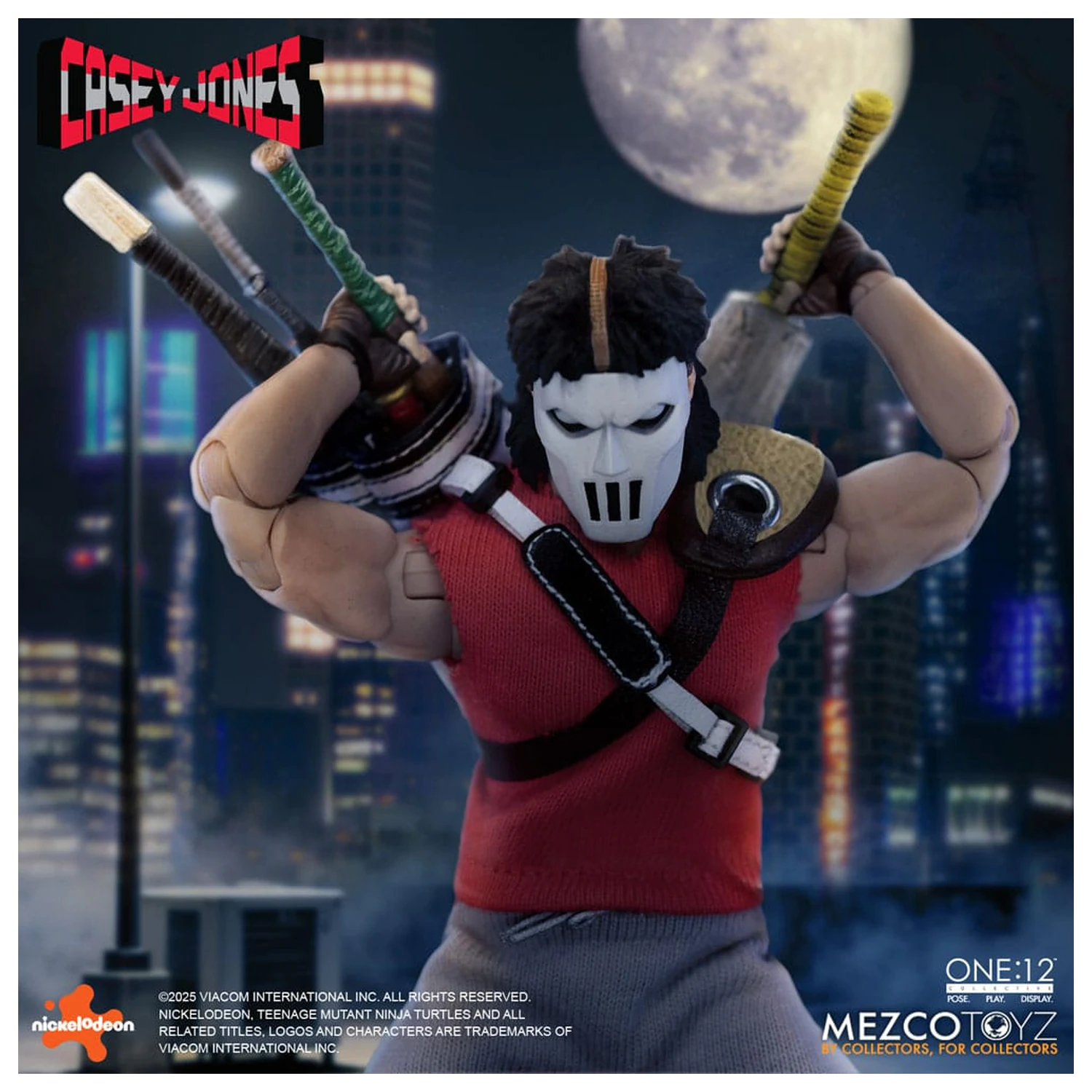 Teenage Mutant Ninja Turtles Figurka 1/12 Casey Jones 17 cm fotografii produktu