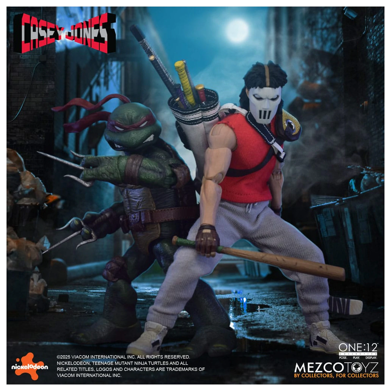 Teenage Mutant Ninja Turtles Figurka 1/12 Casey Jones 17 cm fotografii produktu