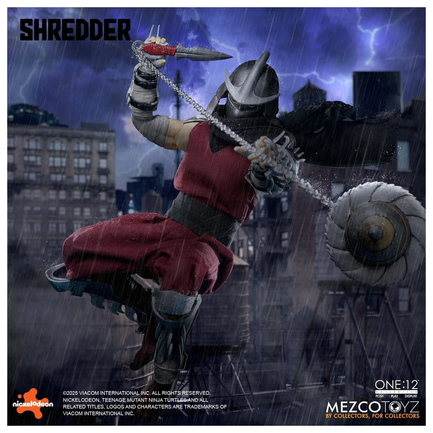 Teenage Mutant Ninja Turtles akční figurka 1/12 Shredder 17 cm fotografii produktu