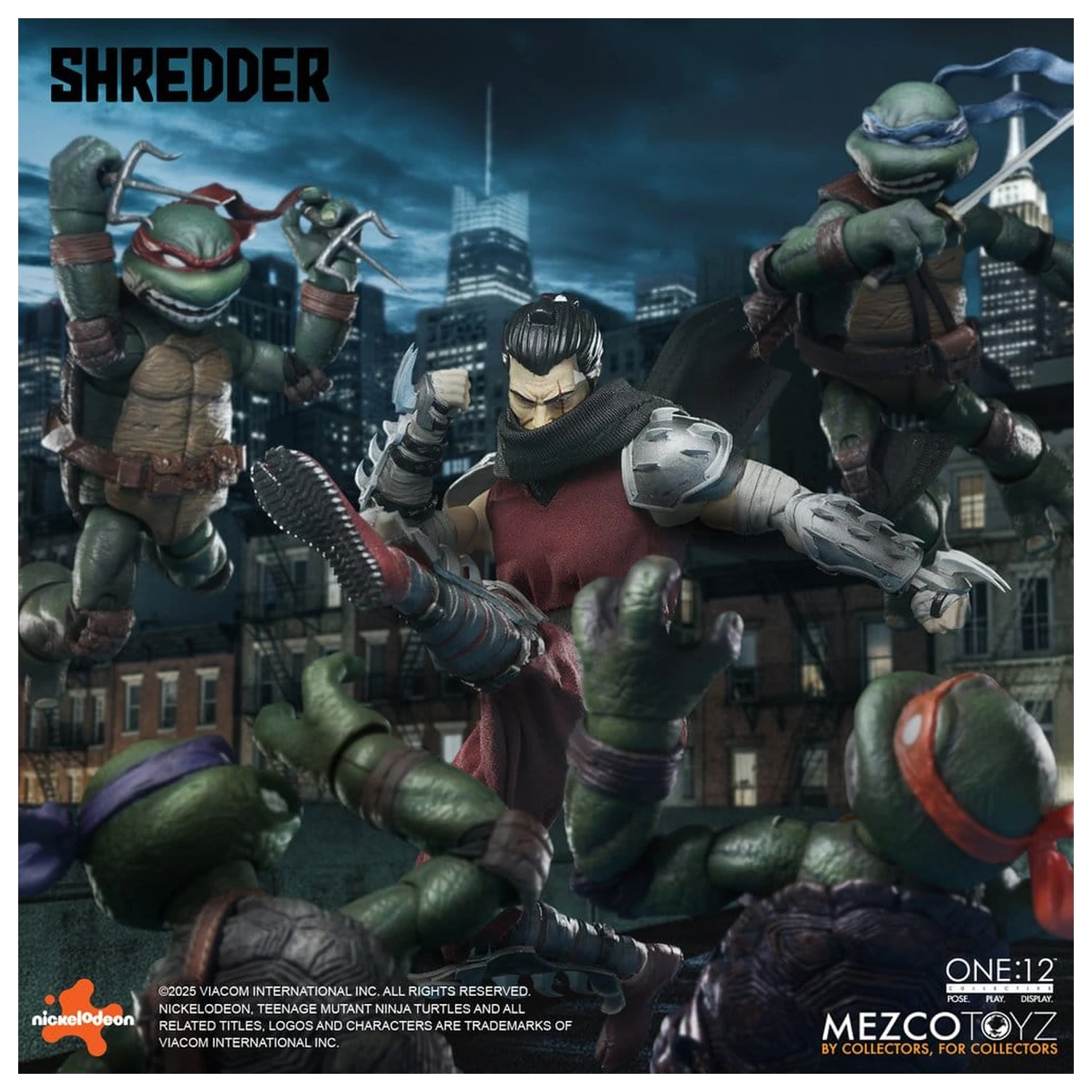 Teenage Mutant Ninja Turtles akční figurka 1/12 Shredder 17 cm fotografii produktu