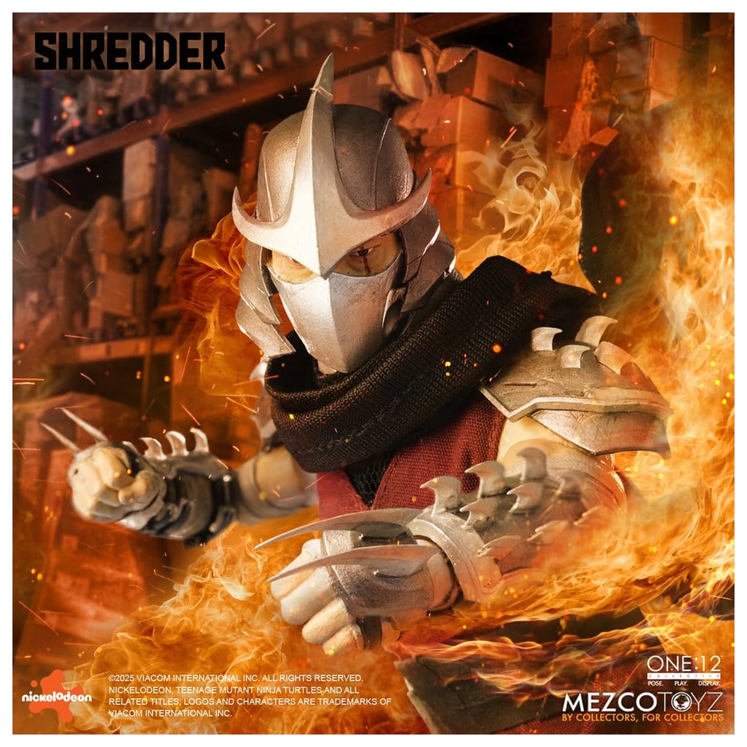 Teenage Mutant Ninja Turtles akční figurka 1/12 Shredder 17 cm fotografii produktu