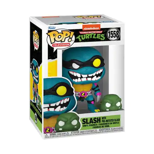 Teenage Mutant Ninja Turtles Funko POP & Buddy! Movies vinylová figurka Slash & Pre-mutated, želva Slash 9 cm fotografii produktu